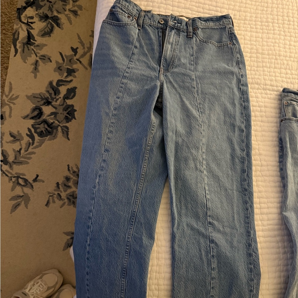 Abercrombie & Fitch Light Blue Straight Leg Jeans